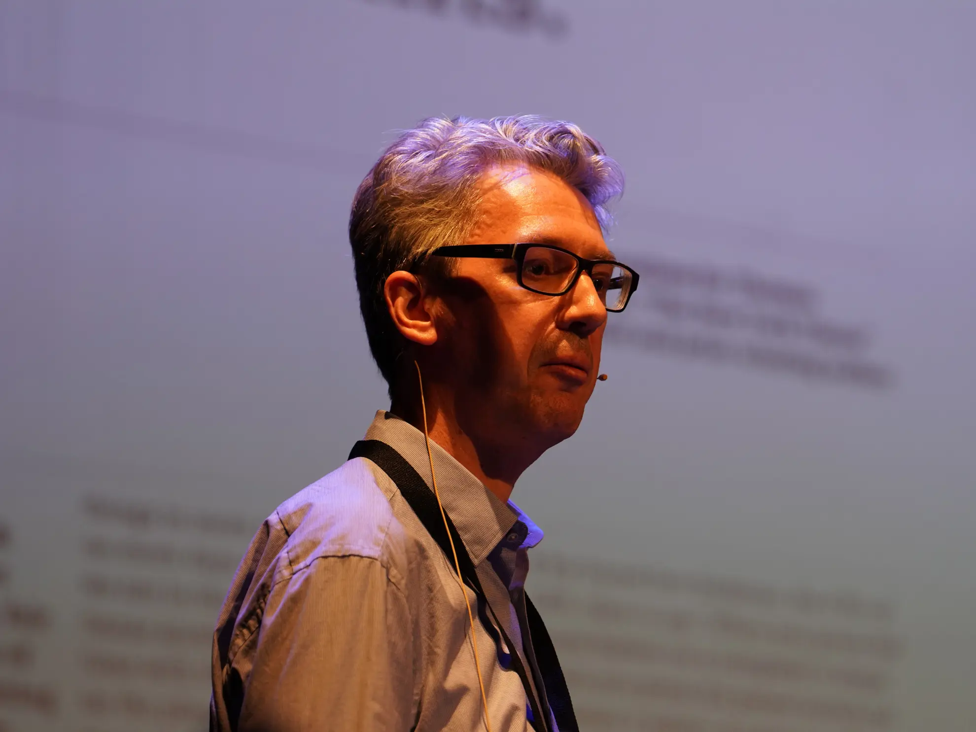Paul van der laan on stage